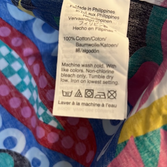 J. Crew whimsical print shirt - Picture 3 of 4